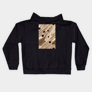 Travertine Stone Pattern Texture #10 Kids Hoodie